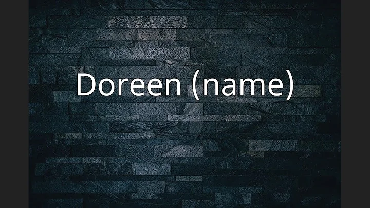 Doreen (name)