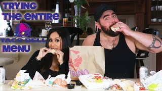 Trying The Entire Taco Bell Menu  Snooki And Joey