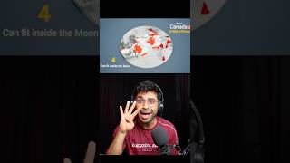 Moon vs Countries Size Comparison 🌍🌚