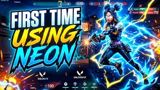 VALORANT MOBILE CLIPS | DAY1 OF NEON 