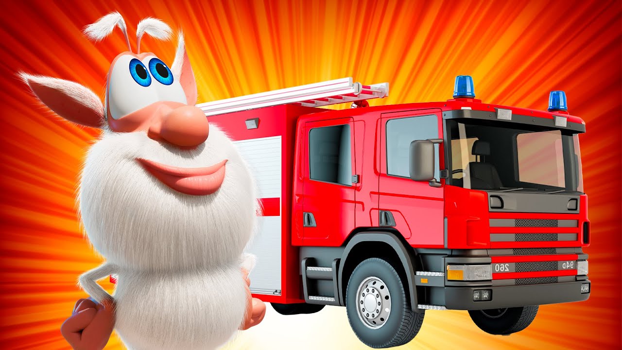 ⁣Буба Пожарный--спасатель  ⭐ Смешные мультики ⭐ Классные Мультики