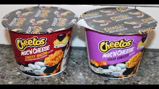 Cheetos Mac’N Cheese: Cheesy Bacon & Four Cheesy Review