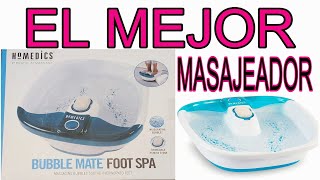 HOMEDICS, BUBBLE MATE FOOT SPA. El mejor Masajeador de pies 🦶 video completo.