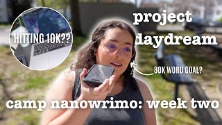 hitting the 10k words in project daydream!! | writing vlog ep 04