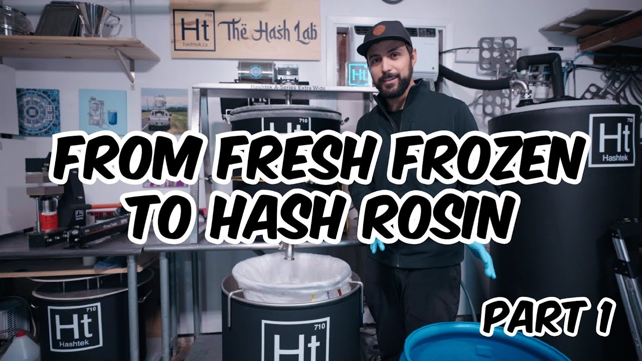 How to Turn Fresh Frozen into Hash Rosin (Part 1: Ice Water Extraction with the Hashtek A-Series)