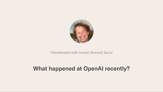 What Exactly Happened at OpenAI?