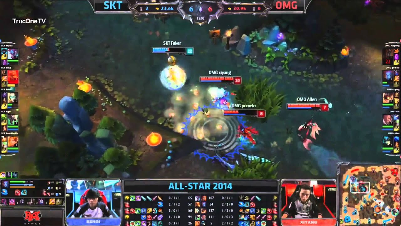 Wonderful Play By SKT T1 Faker | All-Star 2014 Paris