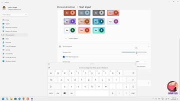 Change Touch Keyboard Size in Windows 11
