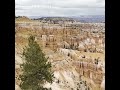 Bryce Canyon in Light Brown Color After Rain