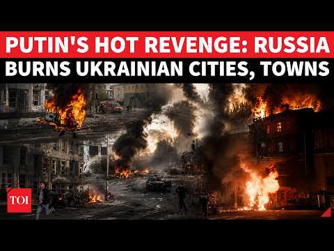 Russia Burns All Of Ukraine In Ferocious Strikes; 100+ Aircraft Unleash Fire, Scores Dead & Injured