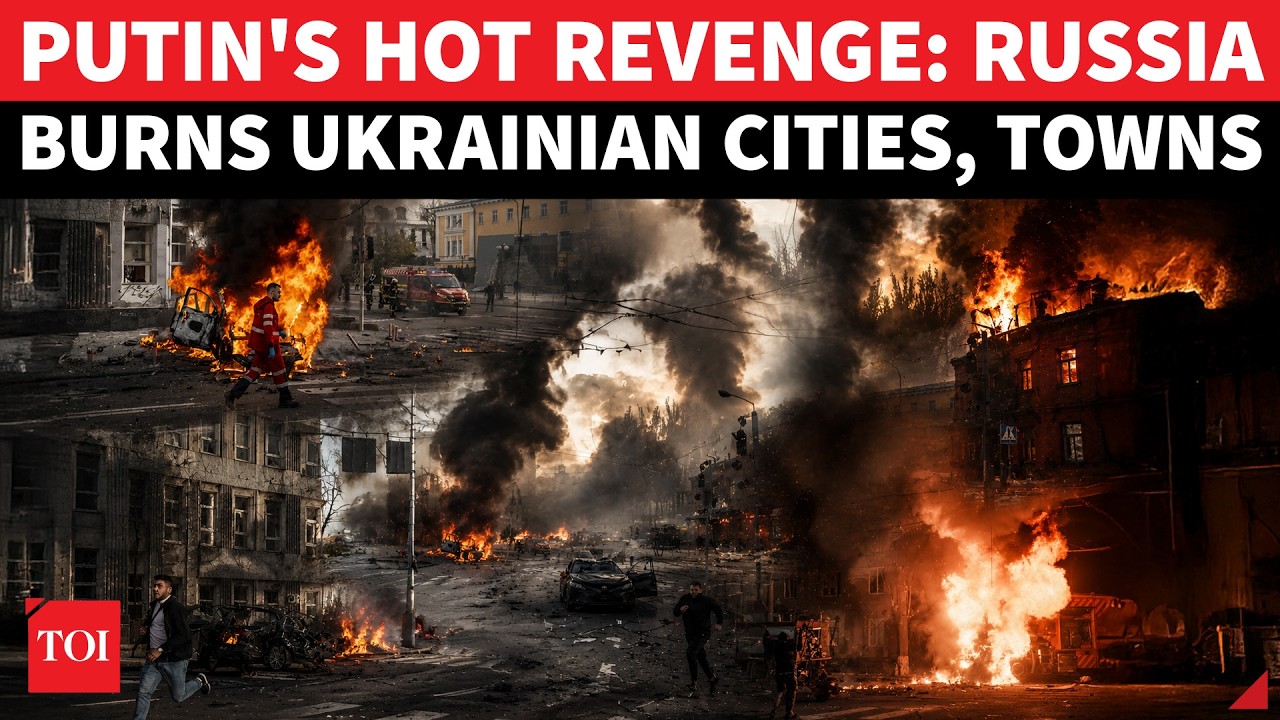 Russia Burns All Of Ukraine In Ferocious Strikes; 100+ Aircraft Unleash Fire, Scores Dead & Injured