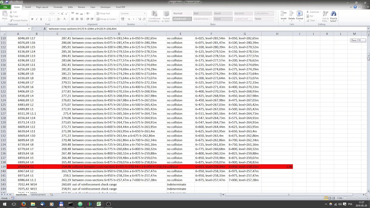 Automatic design collision detection