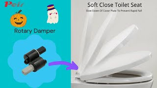 Rotary Damper Applications  Quiet Close Toilet Seat Hinges Install