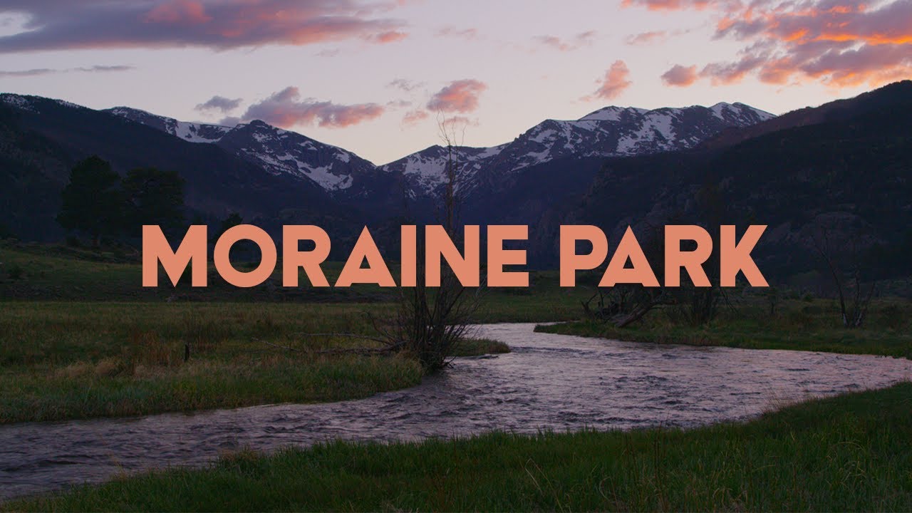 Rocky Mountain National Park 4K Loop - Calming River Flowing through Moraine Park