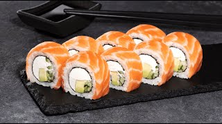 Готуємо рол Філадельфія з лососем.🍣 Sushi Master - №1 в Україні. Знаємо як смачніше.