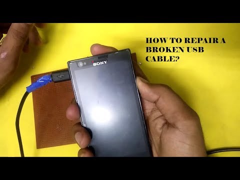 HOW TO REPAIR A BROKEN USB CABLE?