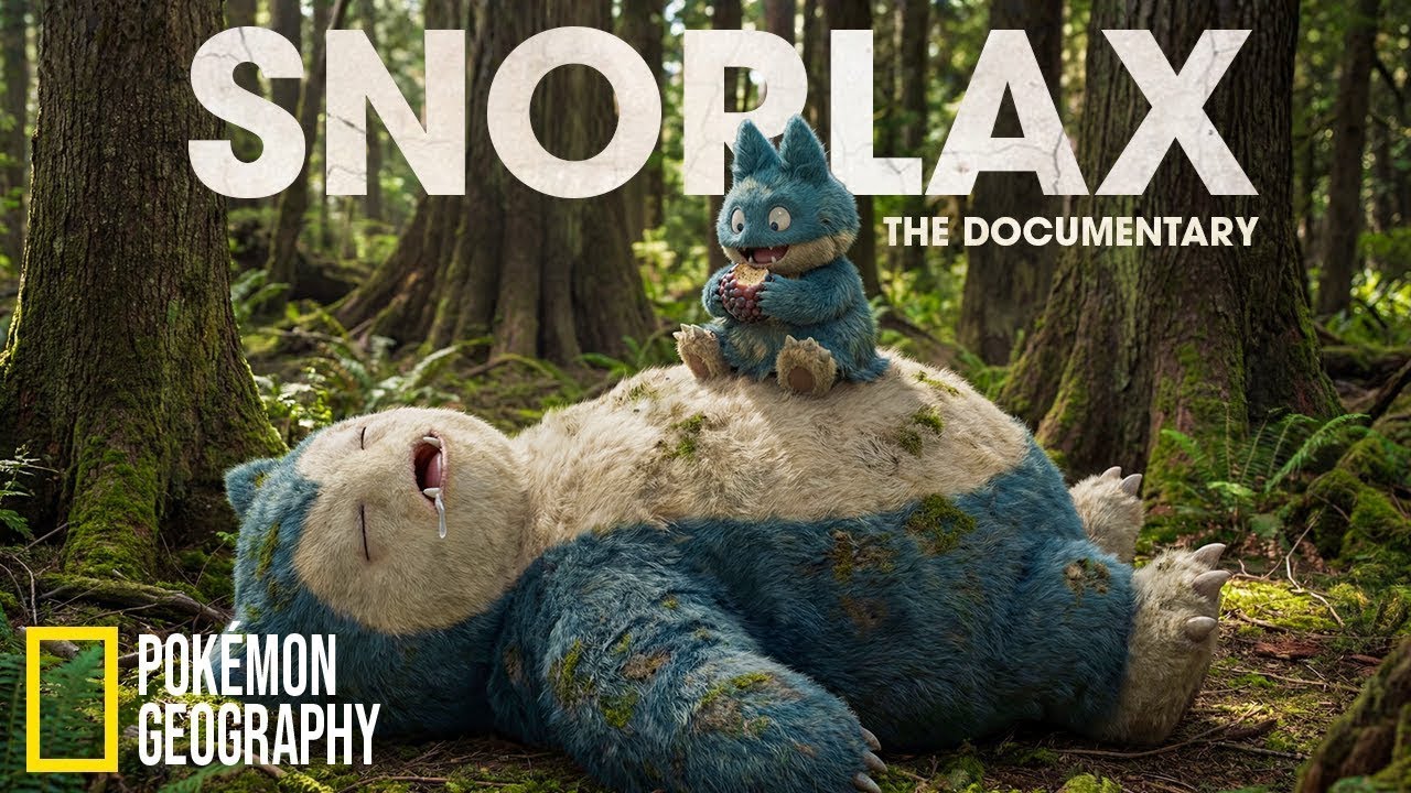 Real Life Pokémon   NatGeo： Snorlax ｜ The Living Mountain – When Nature Sleeps (Pokémon Documentary)
