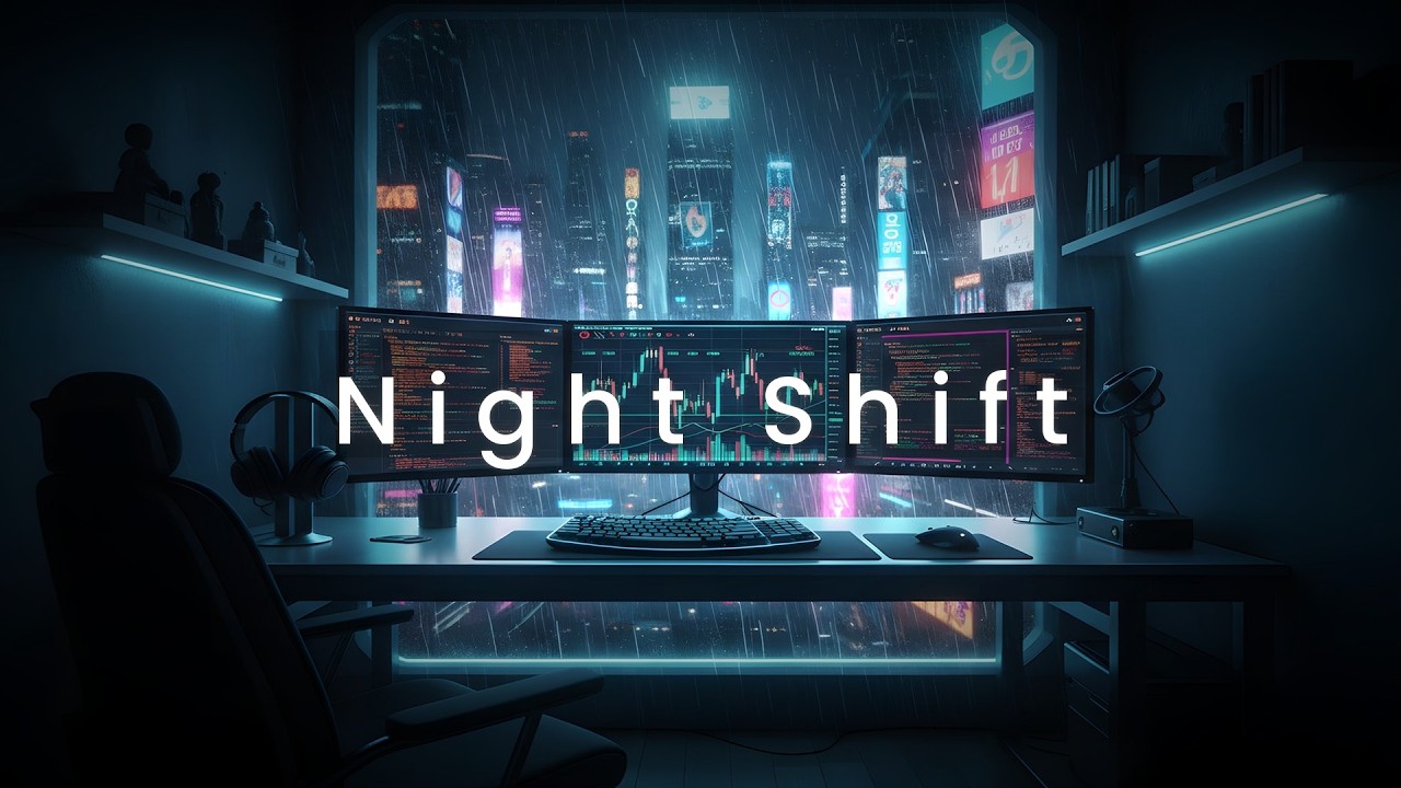 Midnight Markets — Trading Focus Music (2 Hours)