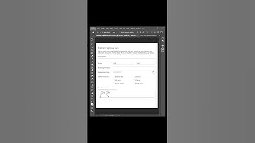 Create digital signature | #shorts #photoshop
