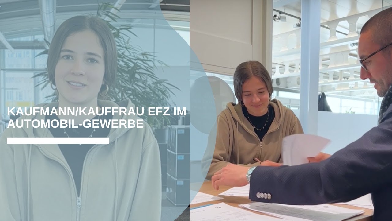 Kaufmann/Kauffrau EFZ im Automobil-Gewerbe