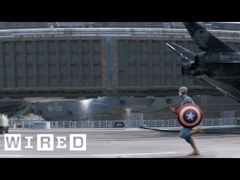 Captain America: The Winter Soldier-Staging the Helicarrier Crash-Design FX-WIRED