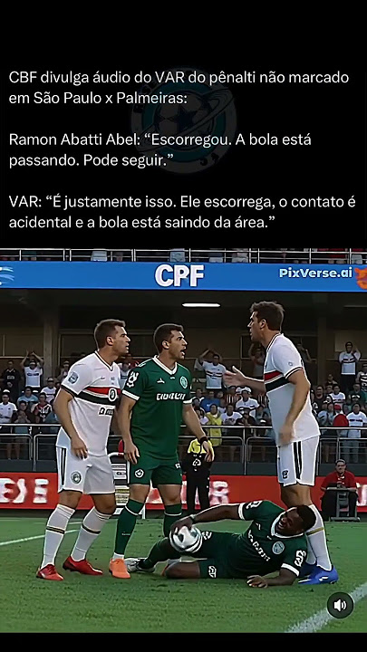VAR audio leaked from the Palmeiras x São Paulo game #football #news #saopaulofc #palmeiras