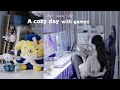 vlog | 深夜にデスクと頭の中を整えた日🕯️✧ゲーム•編集のある生活👩🏼‍💻