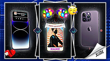 HAPPY BIRTHDAY 🥳🎉 | iPhone Status New XML File 🎟️ |BirthdayVideo Edit#alightmotion @mrakashtech8343