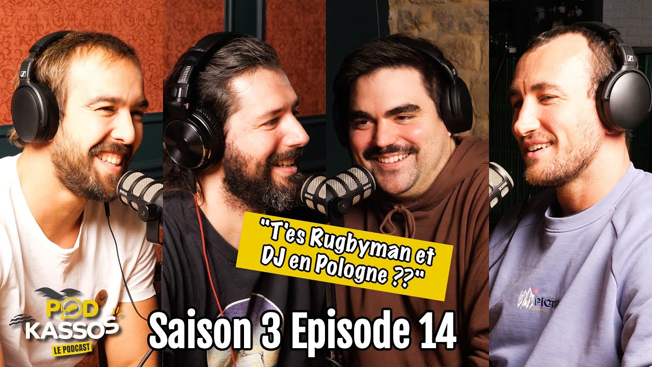 Podkassos Saison 3 #14  On parle de RUGBY et on maîtrise PAS le sujet (avec Etienne Lautrette)