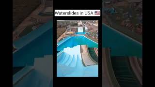 USA VS RUSSIA 😂 water slide in USA vs Russia #waterslide