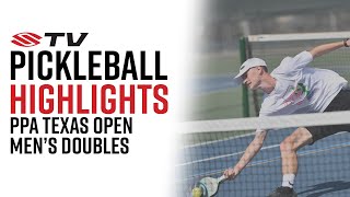 AJ Koller Battling Back Pickleball Highlight - PPA Texas Open Men's Doubles