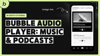 How to Add an Audio Player to Your Bubble App (Waveform + Controls)