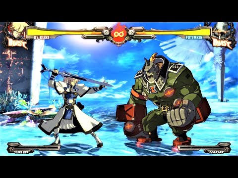 MANIAC LEVEL Ky Kiske VS Potemkin Guilty Gear Xrd REV2 Battle Match