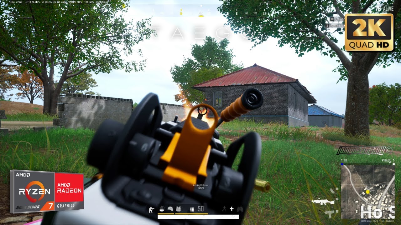 PUBG PC : BATTLEGROUNDS 2025 SOLO TAEGO 2K [QHD] | AMD Ryzen™ 7 5700X3D | RX 6700XT 12GB