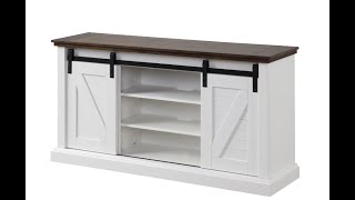 BROYHILL 60IN BARNDOOR TV STAND,SKU-810523487