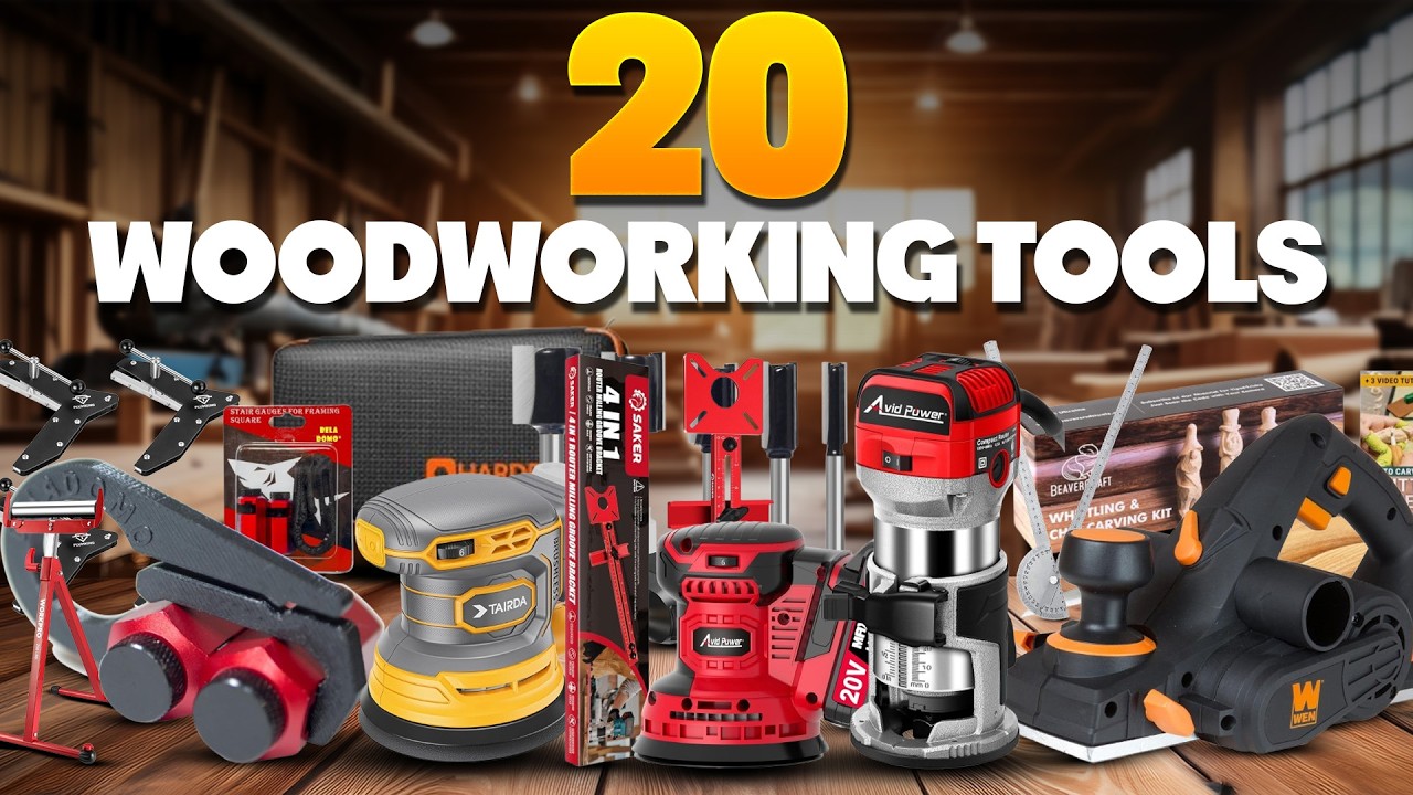 20 потрясающих инструментов для работы по дереву на Amazon, которые вам ПОНАДОБЯТСЯ в 2026 году.