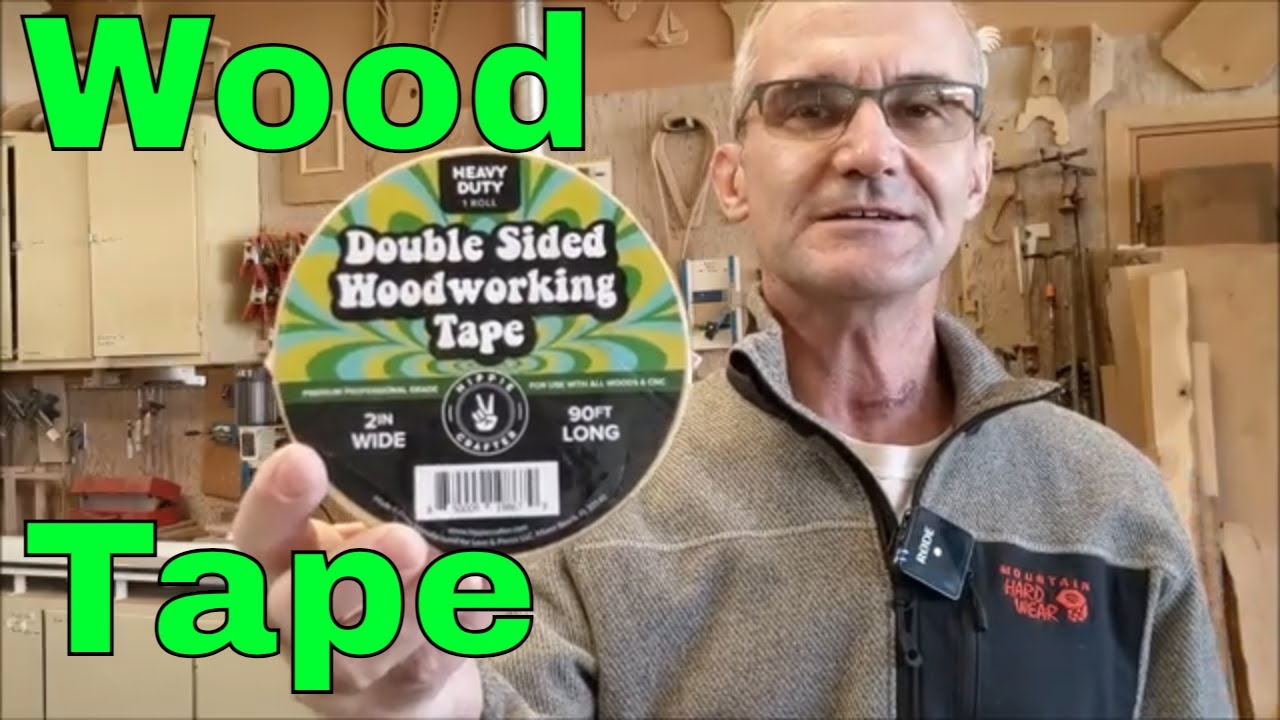 2 inch Wide Wood Tape Double Sided for Woodworkers Double Stick Tape for Woodworking 90FT x 2