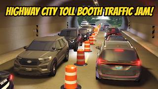 *CRAZY* Greenville Wisconsin City Highway Toll Booth TRAFFIC JAM Roblox Roleplay