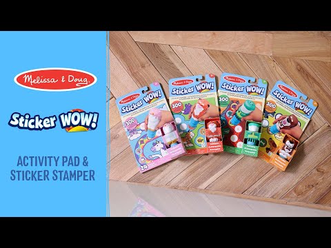 Melissa & Doug Sticker WOW!™ Sticker Stamper & Activity Pad