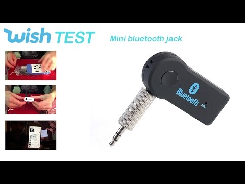 WISH TEST - Adaptateur Bluetooth jack 3.5mm - 4€