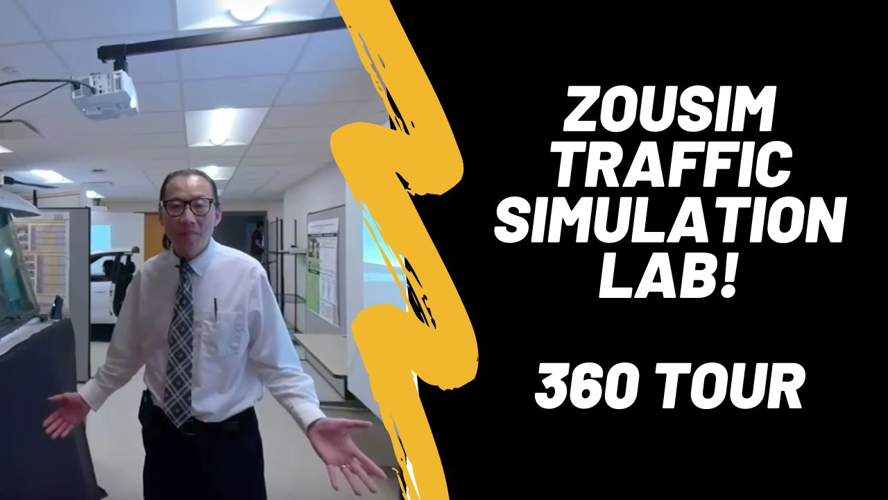 ZouSim Traffic Simulation Lab 360 Tour - YouTube
