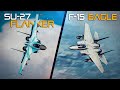 HEAVY WEIGHTS | F-15C Eagle Vs Su-27 Flanker DOGFIGHT | Digital Combat Simulator | DCS |