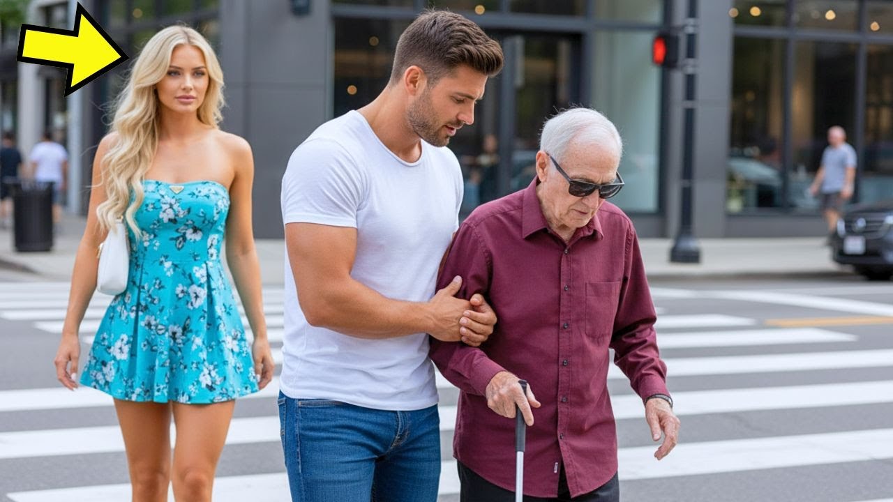 AYUDÓ A UN ANCIANO CIEGO Y PERDIÓ SU EMPLEO… LA NIETA MILLONARIA LO CAMBIA TODO