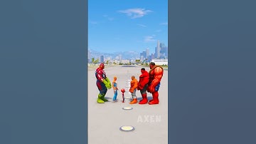 RANDOM SPIDER-MAN VS RED HULK SUPERHEROES BATTLE WHO IS STRONGEST #shorts