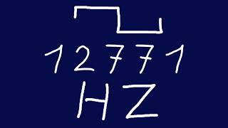 12771 hz square