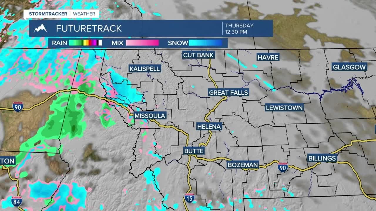 A few light snow showers Thursday - YouTube
