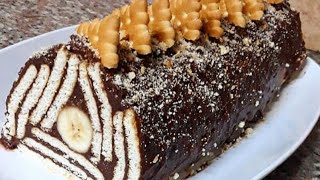 Bisküvili pudingli PİRAMİT PASTA tarifi çok ekonomik mozaik pasta tarifi