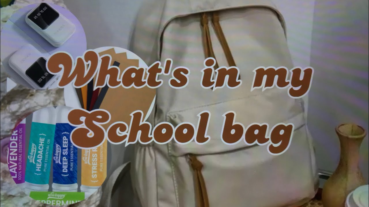 What’s in my SCHOOL BAG / SHS / SHOPEE / BACK TO SCHOOL // Danielle ...