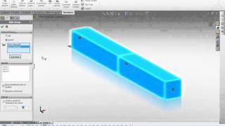 Solidworks simulation: Simply supported beam bending with beam mesh.