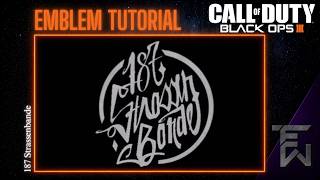 Black Ops 3 Emblem Tutorial | 187 Strassenbande (BO3)